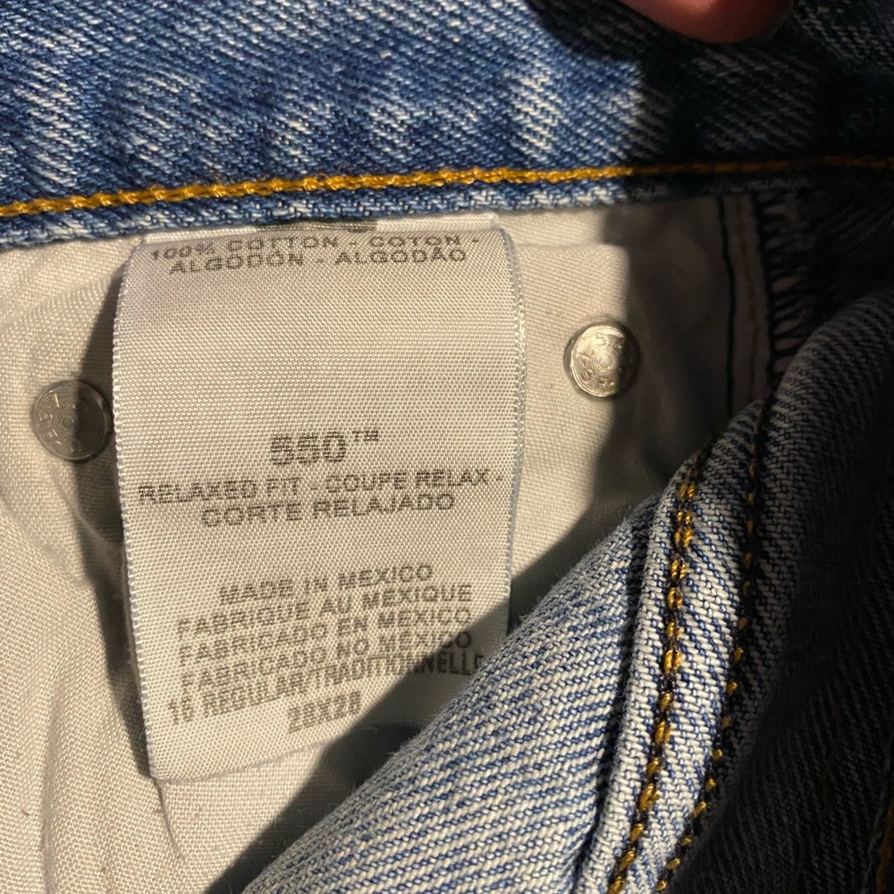 28X28 Levi’s 550 jeans